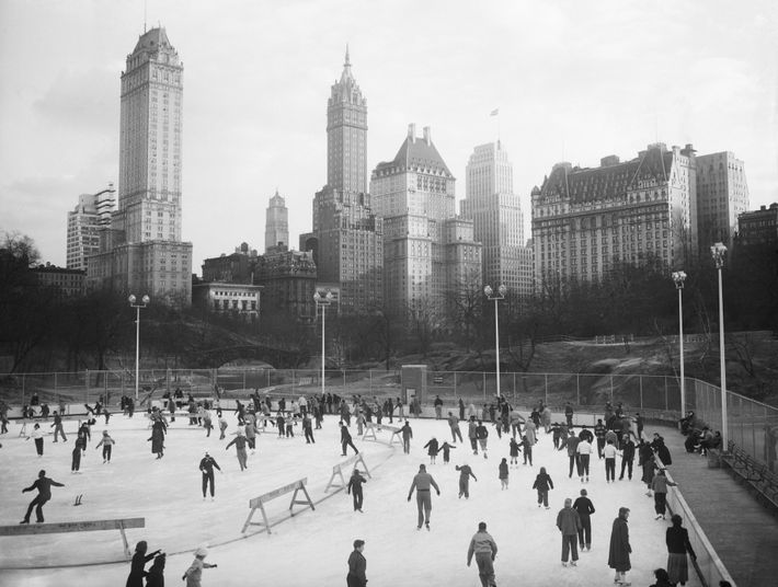Ice Skaters at Wollman Rink