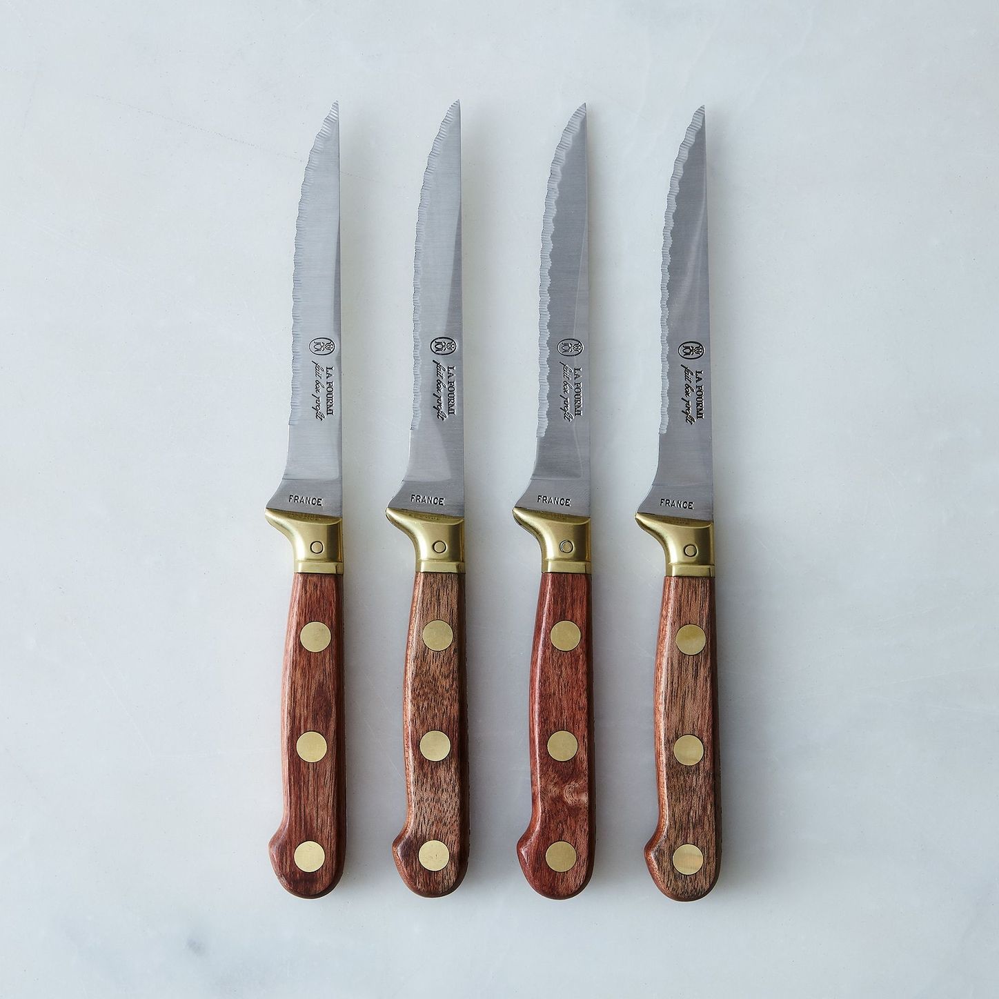 Laguiole Gold Steak Knives, Set of 4 + Reviews, Crate & Barrel