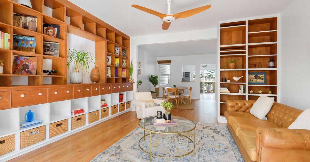 A Customized Glendale House With a Bright-Red Staircase - Vimarsana News