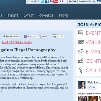 330px x 330px - Fighting Porn Is Apparently Rick Santorum's Top Priority
