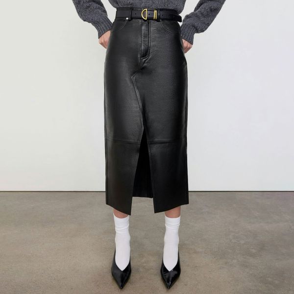 Frame The Leather Midaxi Skirt