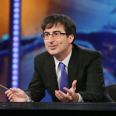 NEW YORK, NY - JUNE 10: John Oliver takes over as summer guest host of 