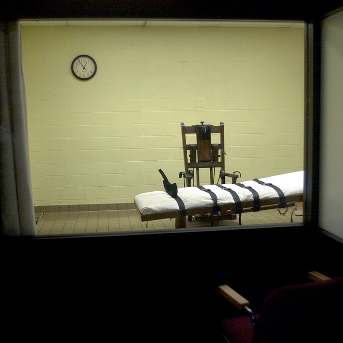 An Ohio death chamber.