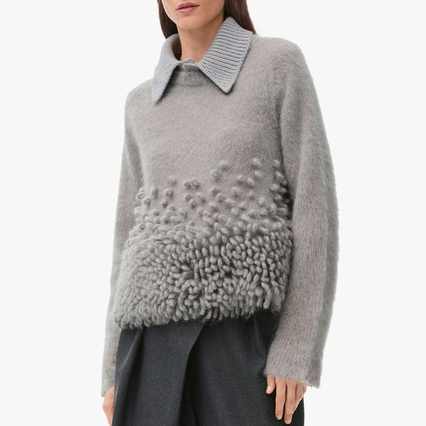 Loewe polo sweater in mohair blend