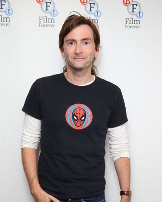 LONDON, ENGLAND - SEPTEMBER 29: David Tennant poses as the BFI celebrates 50 years of Doctor Who with special screenings of 