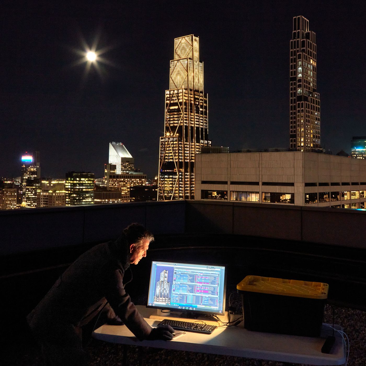 Leo Villareal's Light Installation at 270 Park Avenue