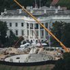 Construction Continues At The White House