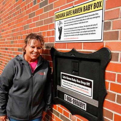 A baby drop box in Indiana