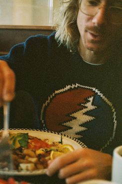 Grateful Dead Grandma-Knit Stealie Sweater