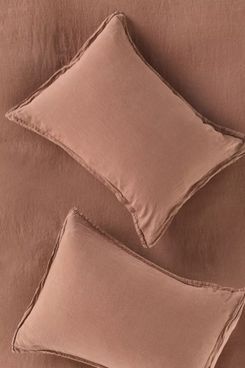 Anthropologie Washed Linen Shams - Set of 2