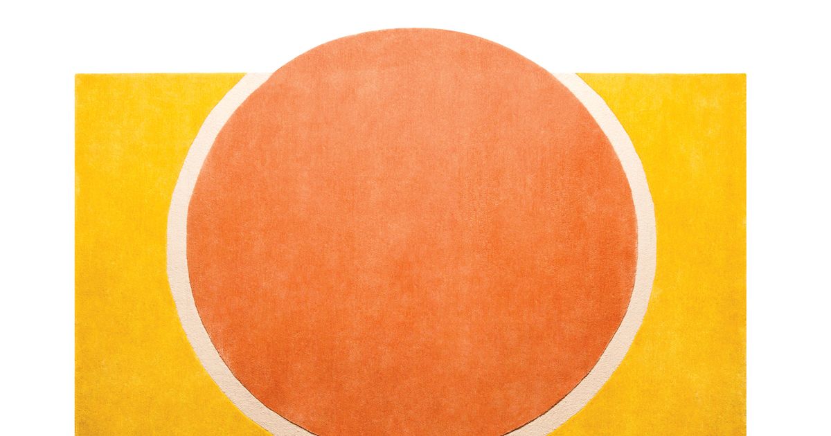 Thick MODERN RUGS 'PAINT' CARPETS ORIGINAL COLORFUL Circle Cheap For Kids Carpet 