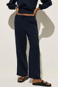 J.Crew Beach Pant in Hampton Linen-Blend