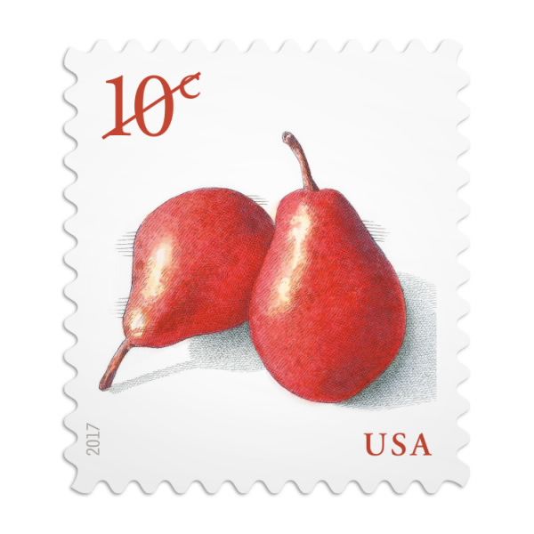 USPS Pear Stamps, Set of 20