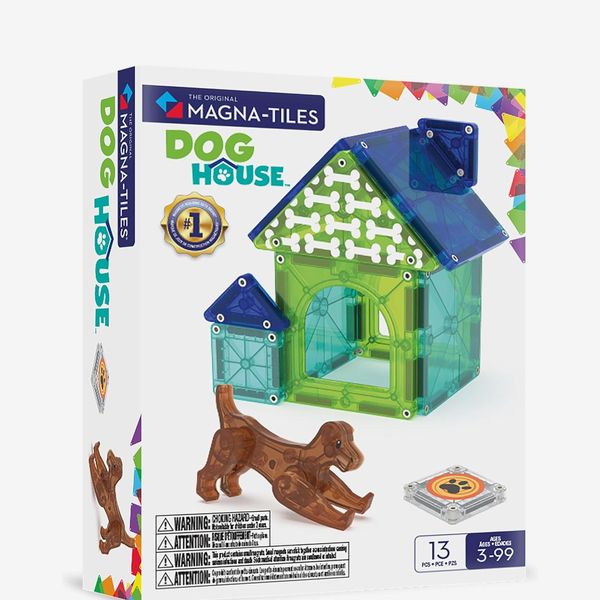 Magna-Tiles Dog House 13-Piece Magnetic Construction Set