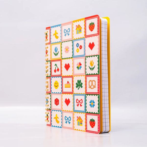 Bando Rough Draft Mini Notebook - Quilt