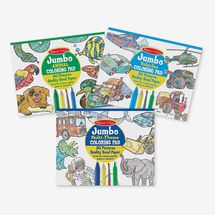 Melissa & Doug Jumbo 50-Page Kids’ Coloring Pads