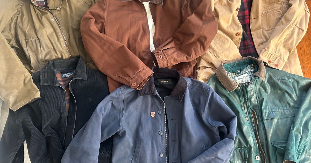 i_am corduroy collar check coat ブラウン　eim I am a corduroy collar check coat.