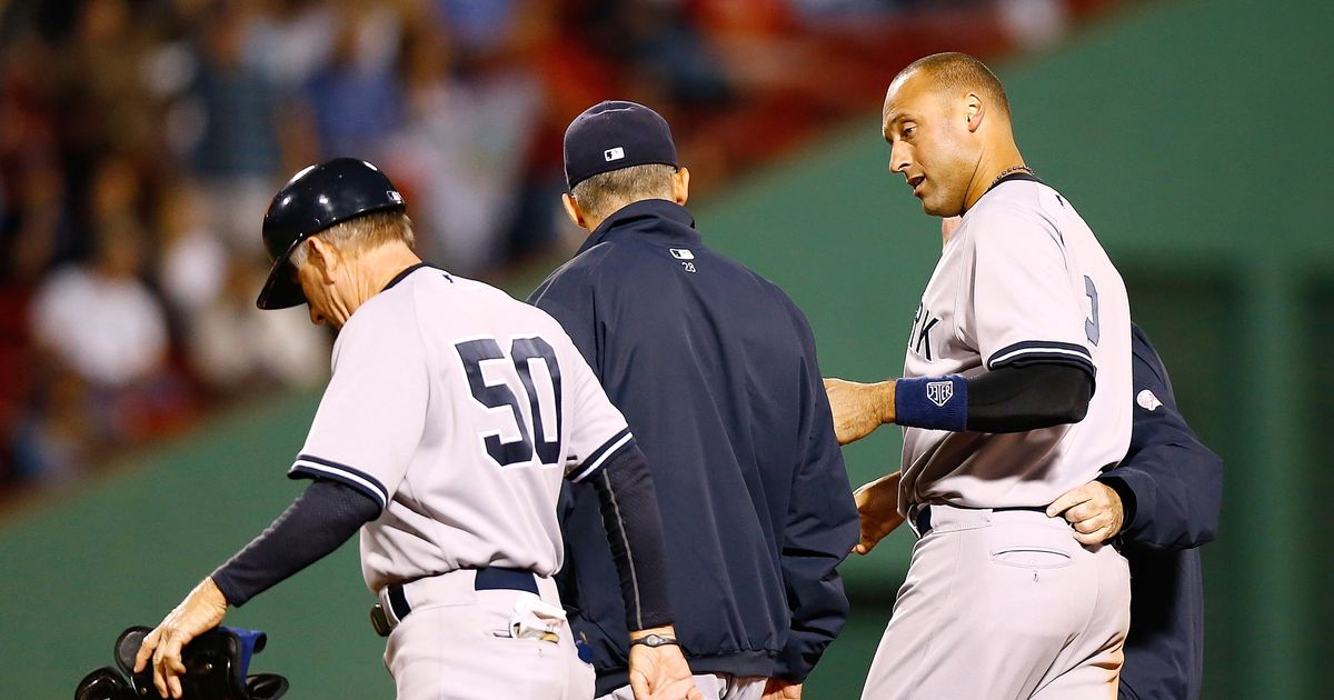 Derek Jeter returns to Yankees, gets injured