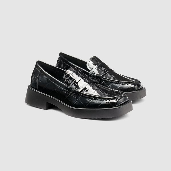 G.H. Bass Women's Bowery Square Toe Penny Loafer