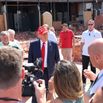 Donald Trump Visits Areas Affected By Hurricane Helene In Georgia