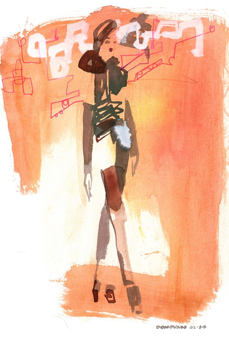 Drawing In The Moment: Runway Portraits From New York Fashion Week