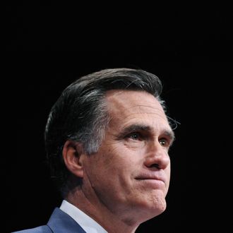 Republican presidential candidate Mitt Romney