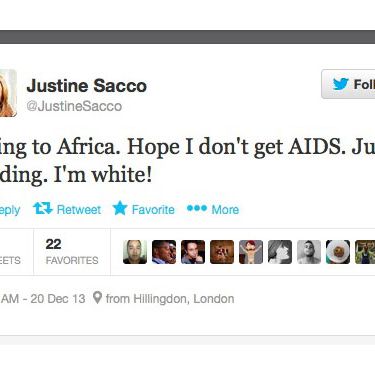 Twitter Spent Last Night Eviscerating Justine Sacco Updated