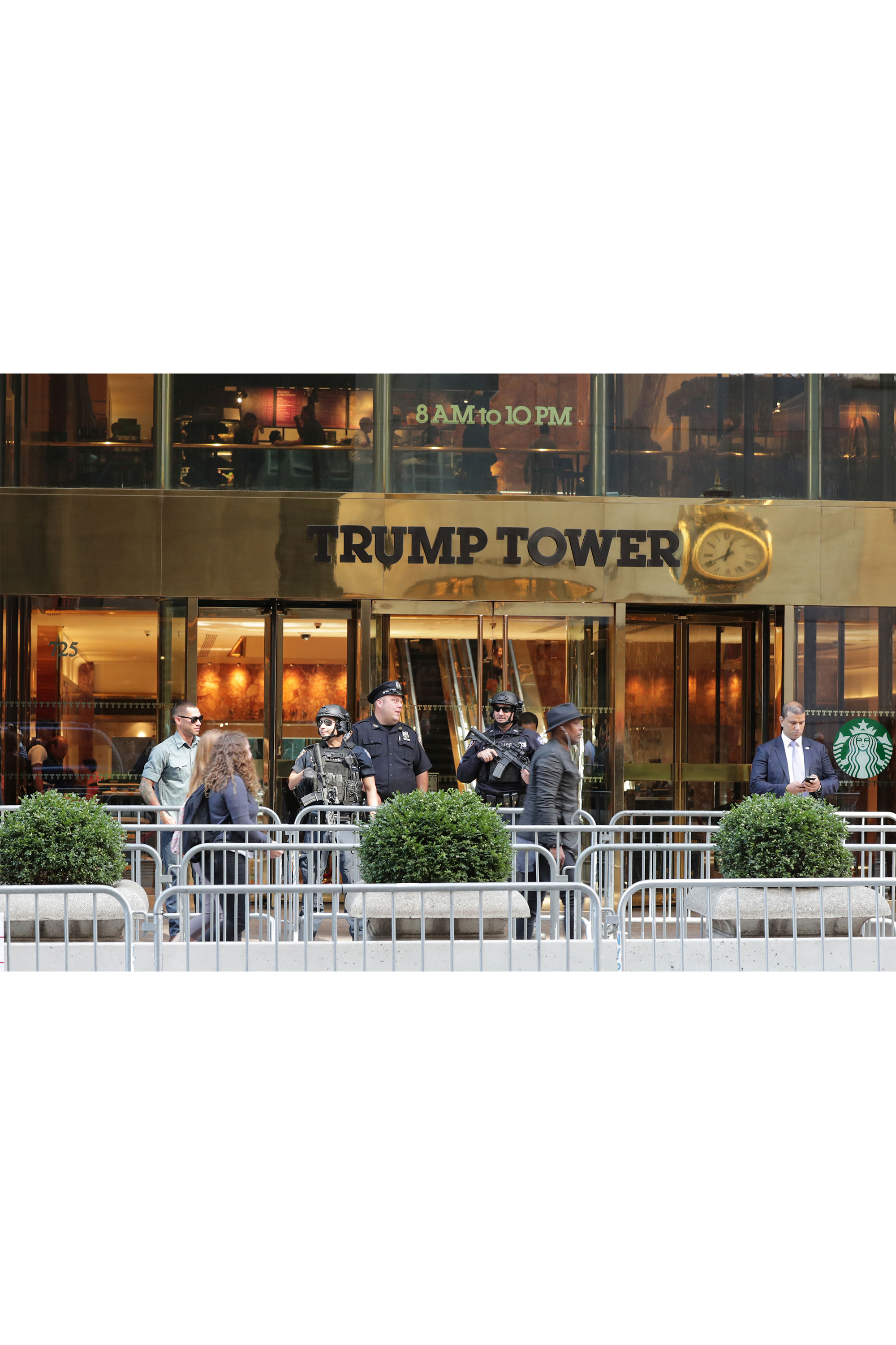 Guarded during the Labor Day parade, September 2017.