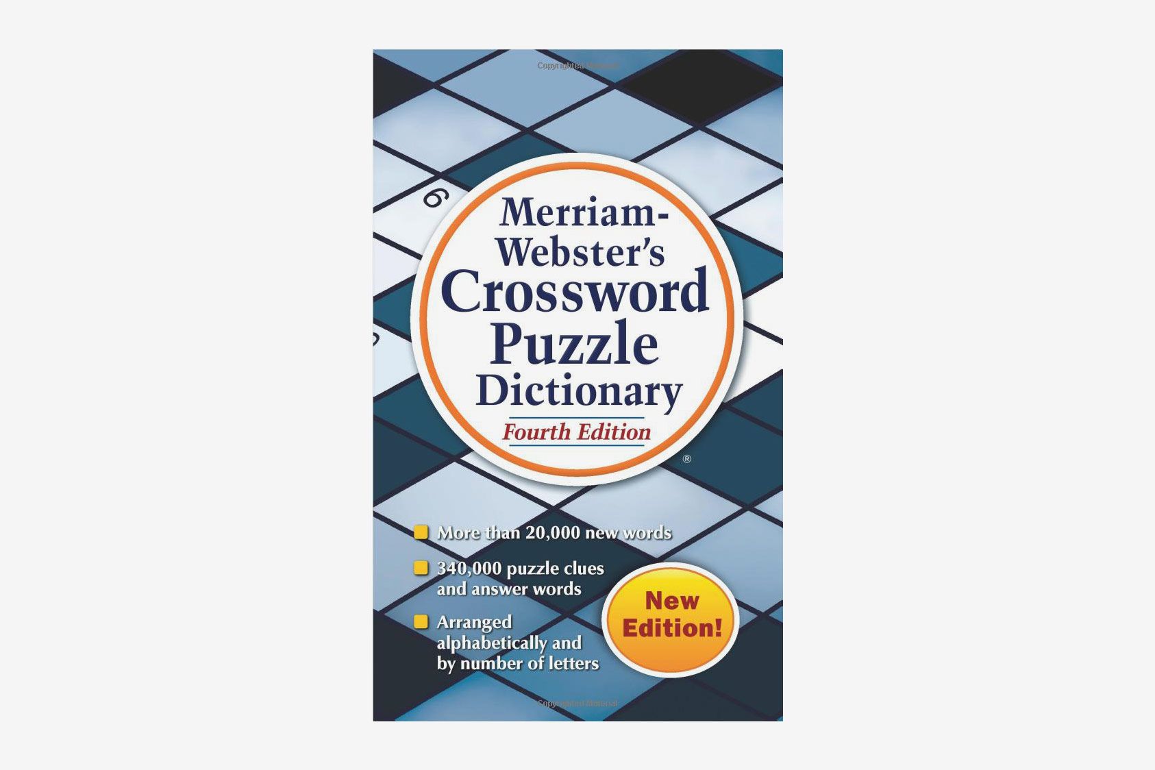 Merriam-Webster's Crossword Puzzle Dictionary, 4th Ed., Enlarged Print  Edition, Newest Edition (Trade Paperback)