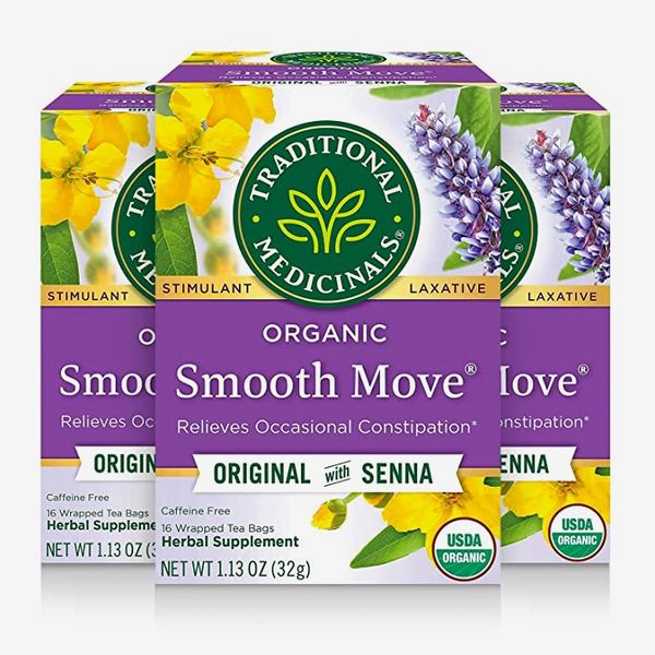 Traditional Medicinals Organic Smooth Move con té de hierbas Senna