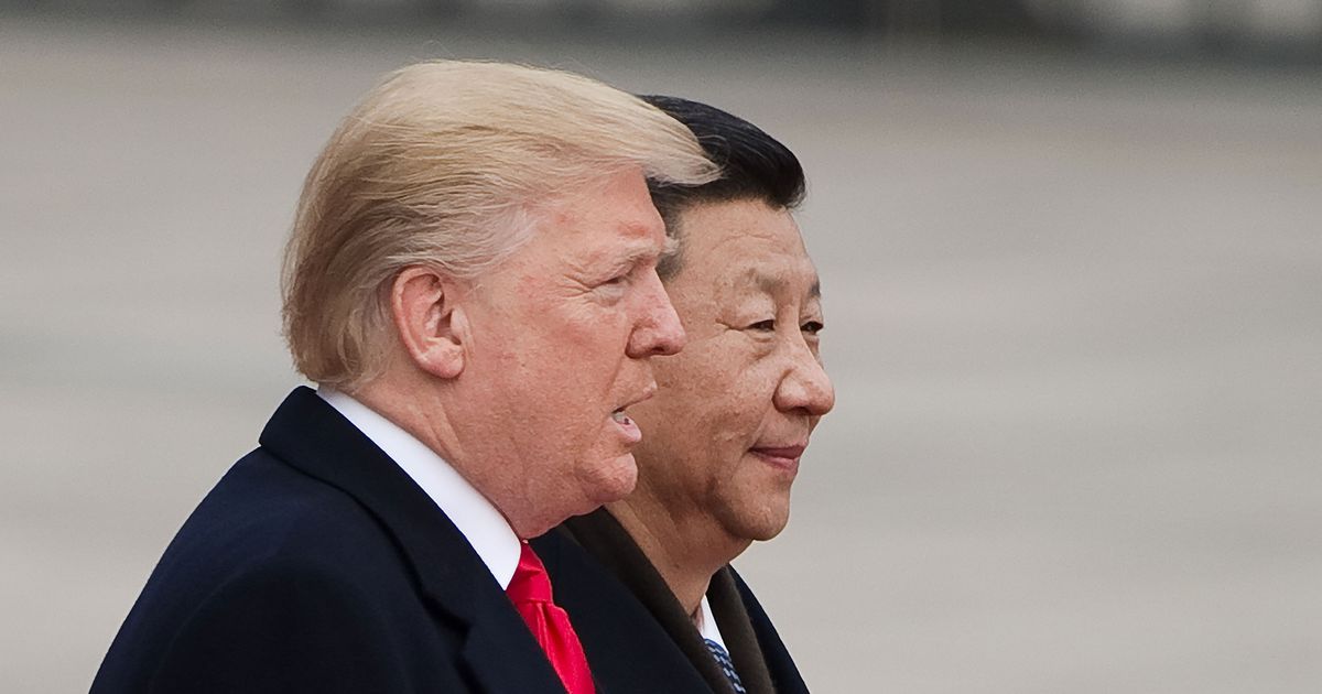 Trump Cheers On Trade War With China As Stocks Tumble