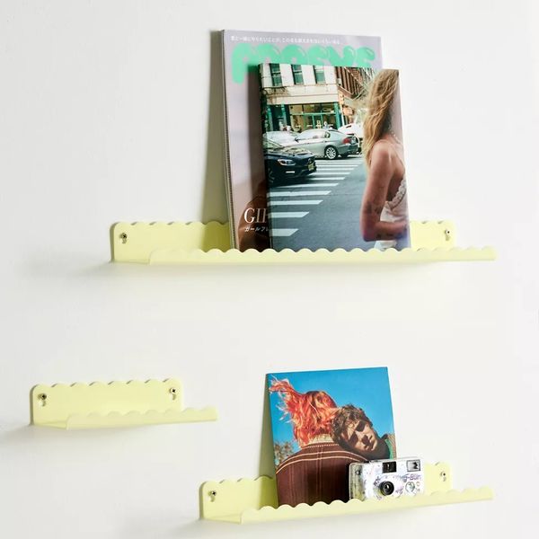 Urban Outfitters Wiggle Edge Acrylic Wall Shelf