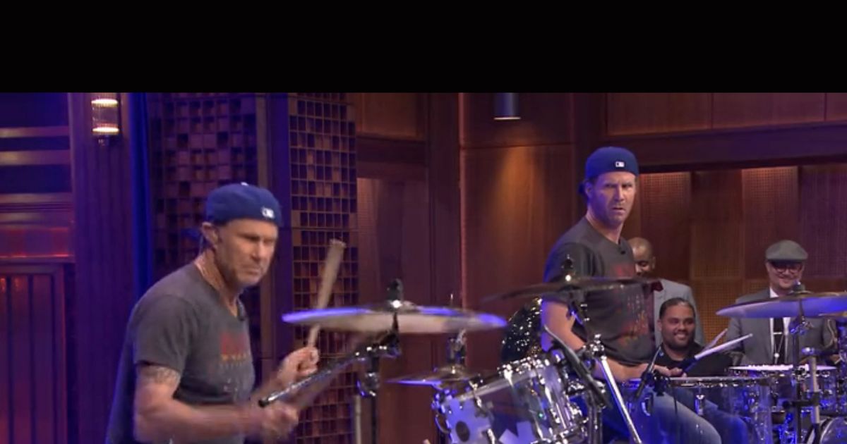 Watch Will Ferrell and Red Hot Chili Peppers Drummer Chad Smith Have a