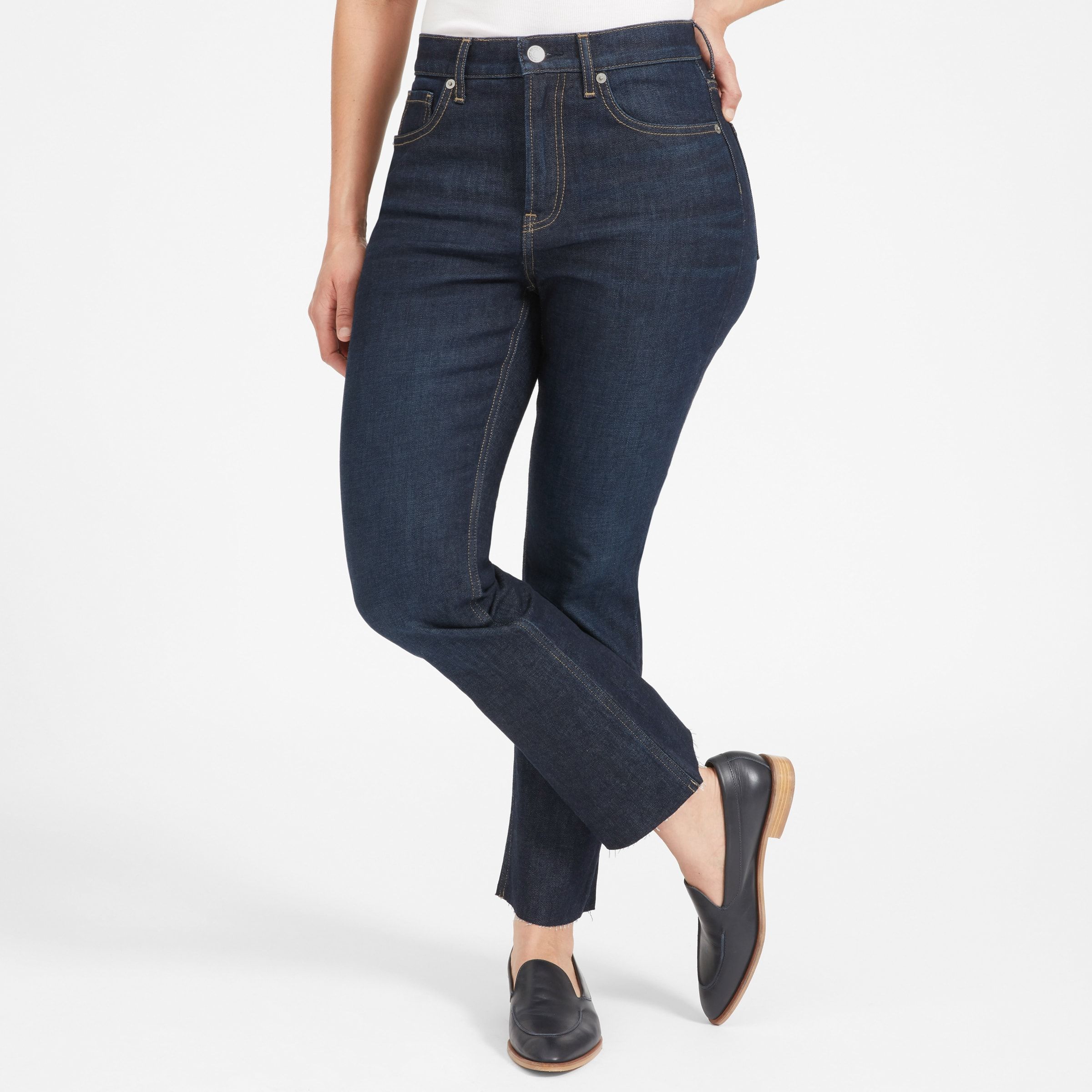 Kick Crop Jeans Everlane The Cheeky Bootcut Jean NEW Everlane