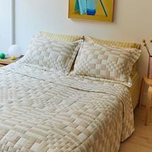 Dusen Dusen Check Coverlet Set - Full/Queen