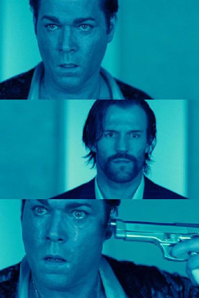 Statham just stares at you silently, intensely, until you freak out and blow your own brains out. (Revolver)