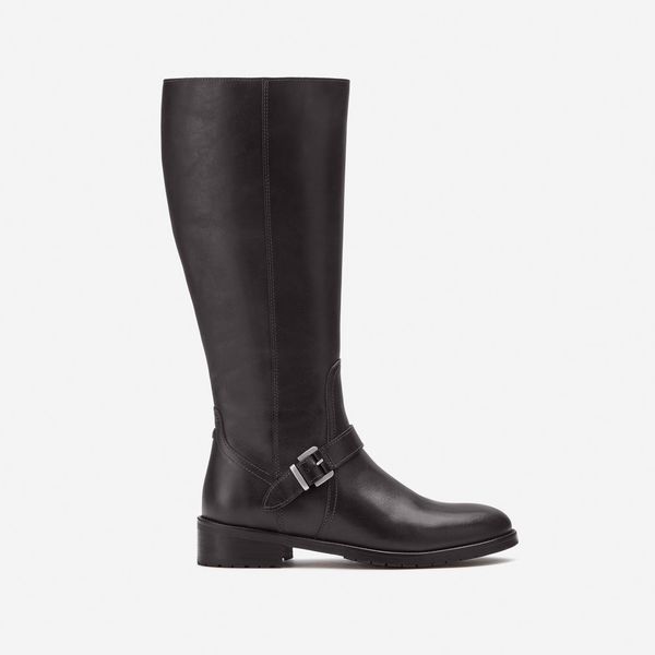 Duo Boots Charlotte Knee High Boots in Black Leather