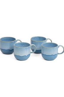 MADE IN COLOMBIA 4pk Handmade Tonal Reactive Mugs