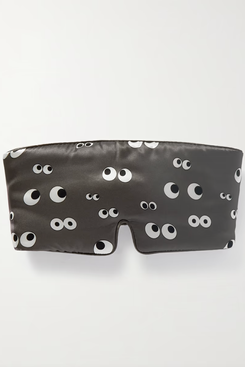 Anya Hindmarch All Over Eyes Printed Silk Eye Mask