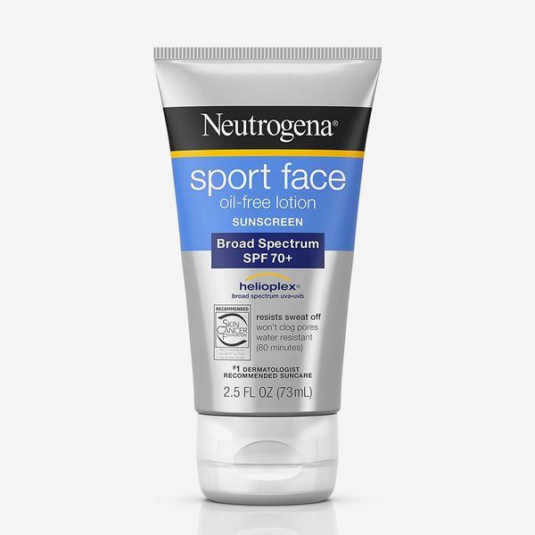 Neutrogena Sport Face Loción protectora solar sin aceite, SPF 70+