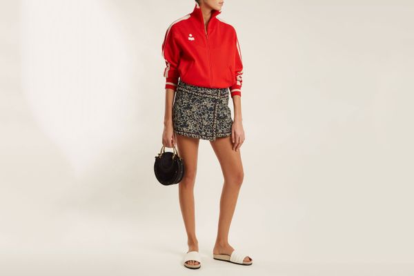 Isabel Marant Etoile Hanon Quilted Cotton-Blend Mini Skirt