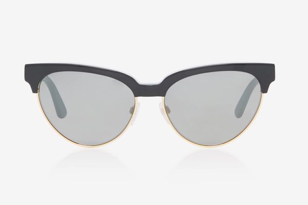 Balenciaga Cat-Eye Metal Sunglasses