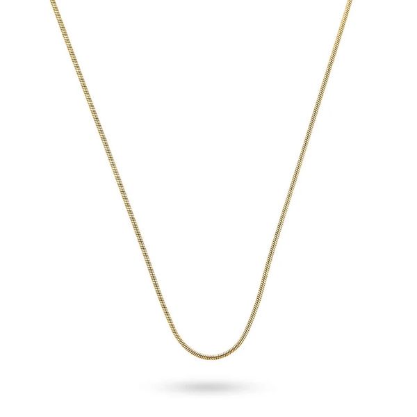 Stone and Strand Thin Snake Necklace