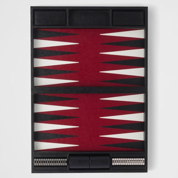 Prada Saffiano Leather Backgammon Set