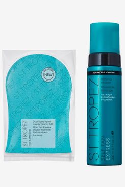 St. Tropez Self-Tan Express Bronzing Mousse and Mitt Bundle