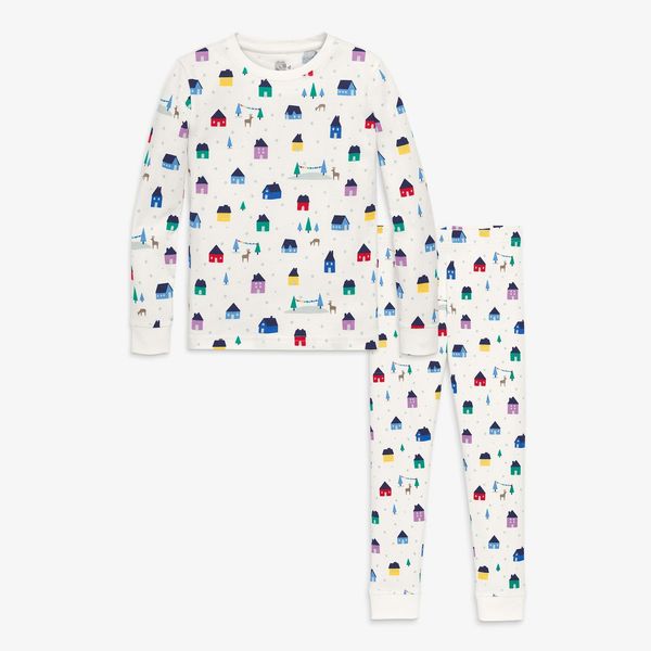 Primary Organic PJ Set in Rainbow Village