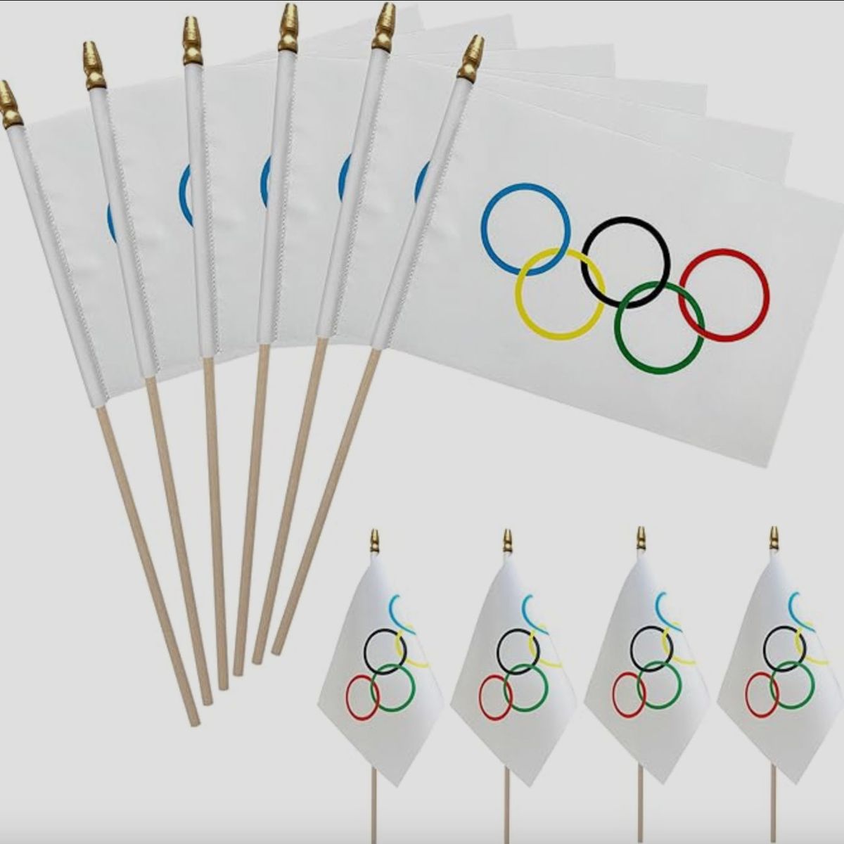 Olympic Games Mini Flag - 12 Pack