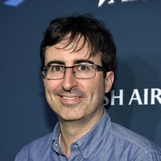LOS ANGELES, CA - SEPTEMBER 25: Comedian John Oliver attends British Airways and Variety Celebrate The Inaugural A380 Service Direct from Los Angeles to London and Discover Variety's 10 Brits to Watch on September 25, 2013 in Los Angeles, California. (Photo by Frazer Harrison/Getty Images for Variety)