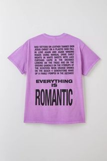 Charli XCX Urban Outfitters Exclusive - Everything Is Romantic Graphic Tee