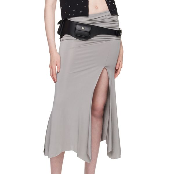 Gimaguas Gray Gilda Midi Skirt